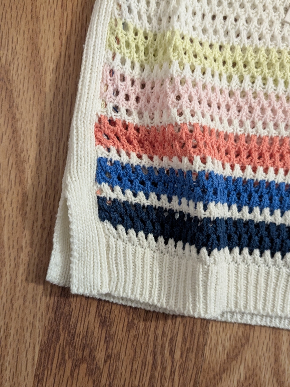 Wildfox Francie Sweater Tank in a multi-colored Nassau Stripe colorway Size Smal - Picture 9 of 15
